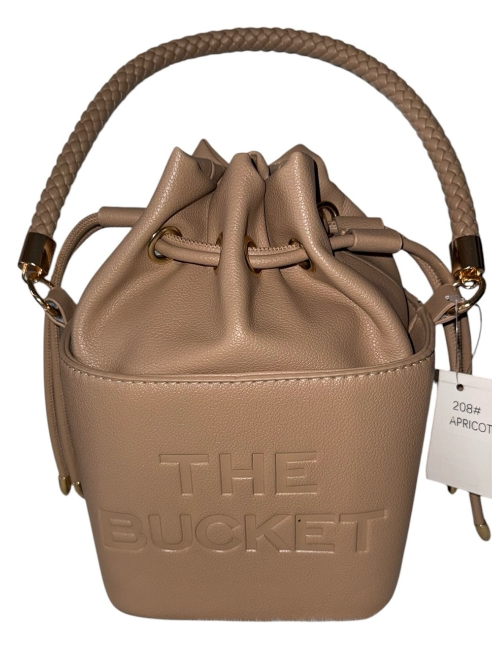 Fashion Drawstring Bucket Bag - NWT